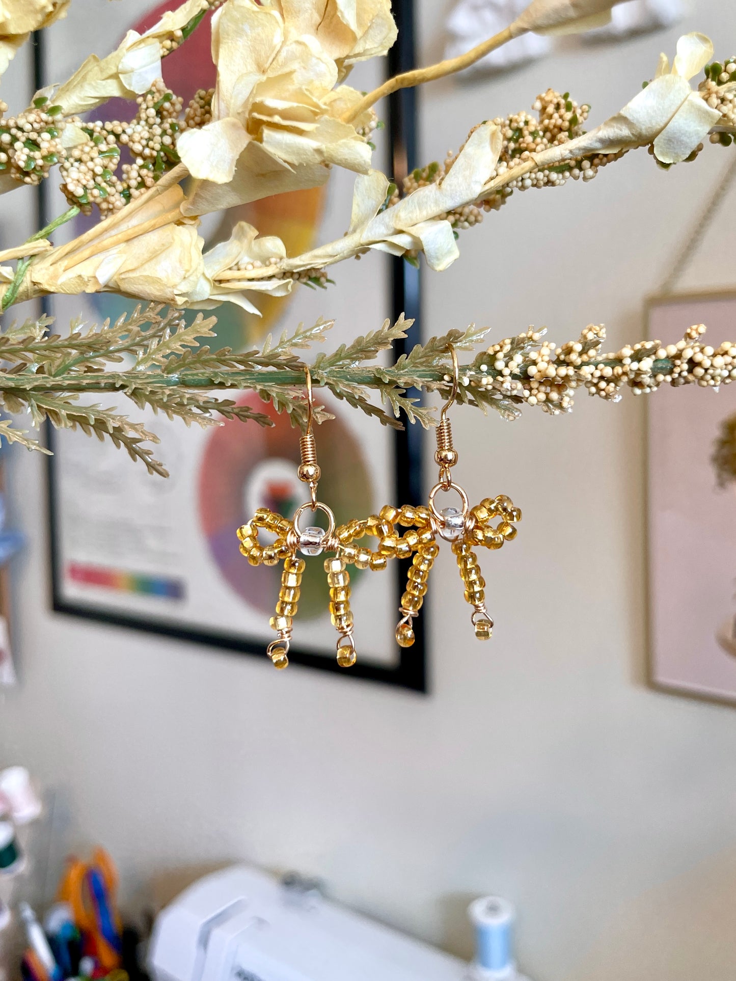 Bow Earrings (Multiple Colors)