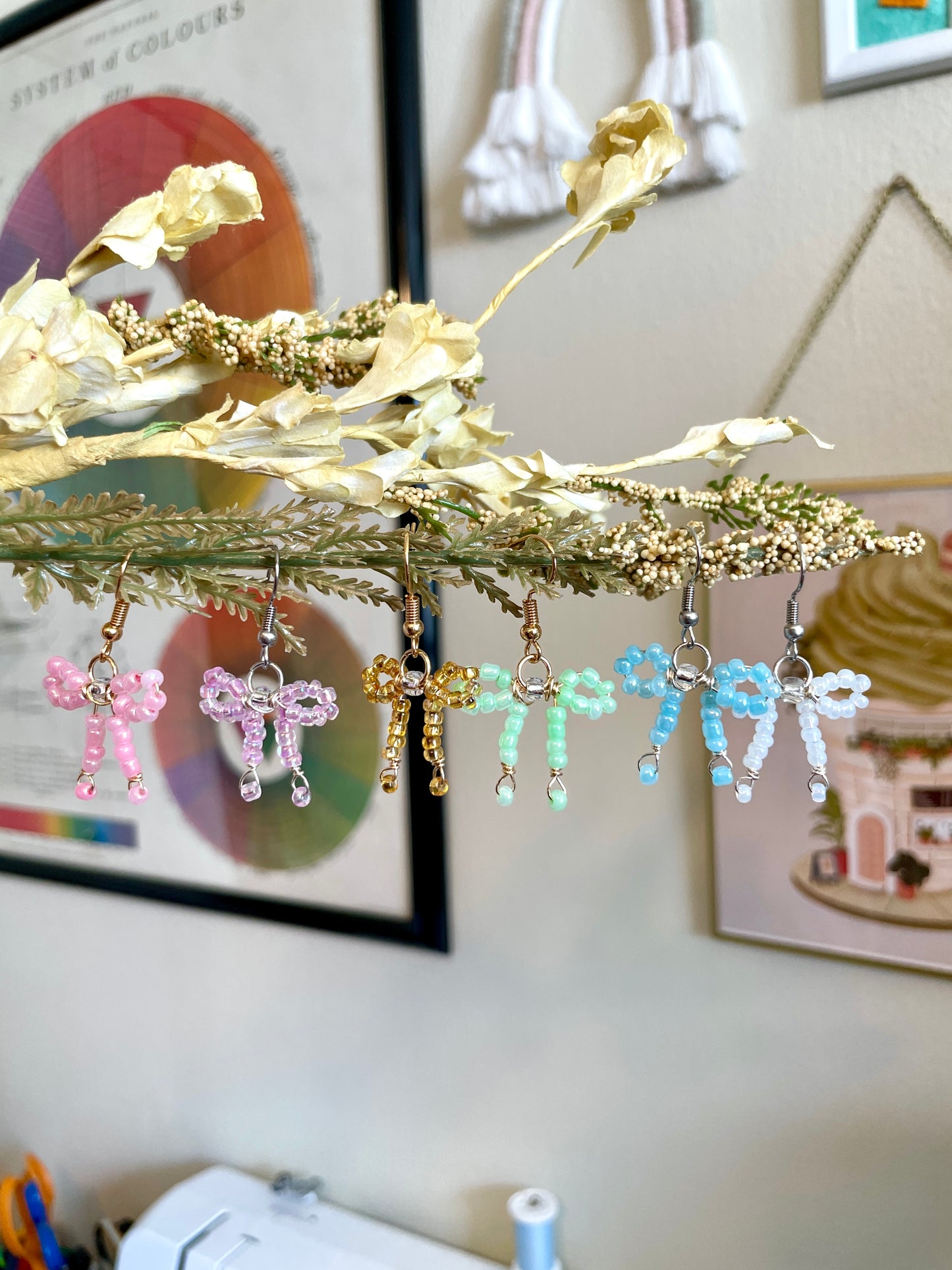 Bow Earrings (Multiple Colors)