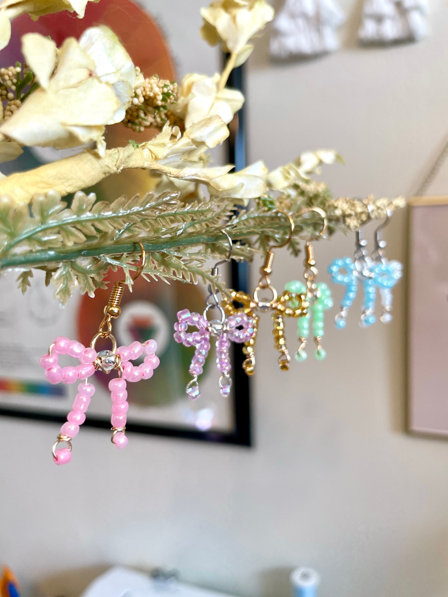 Bow Earrings (Multiple Colors)