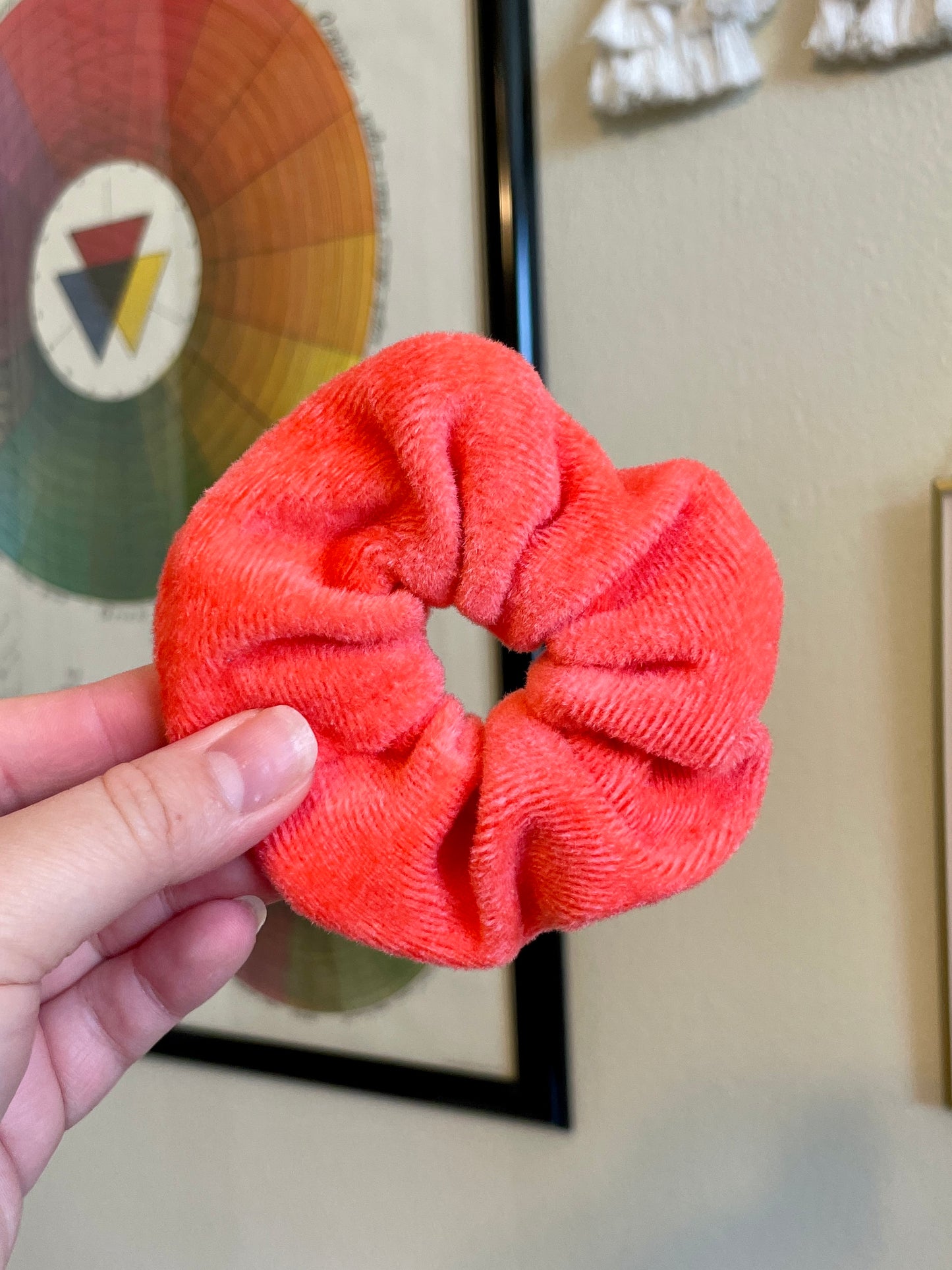 Coral Crush Scrunchie - Regular