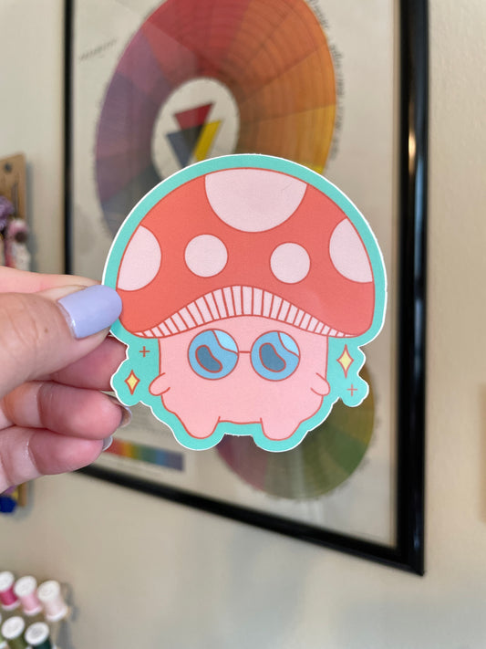 Mushroom Man Sticker