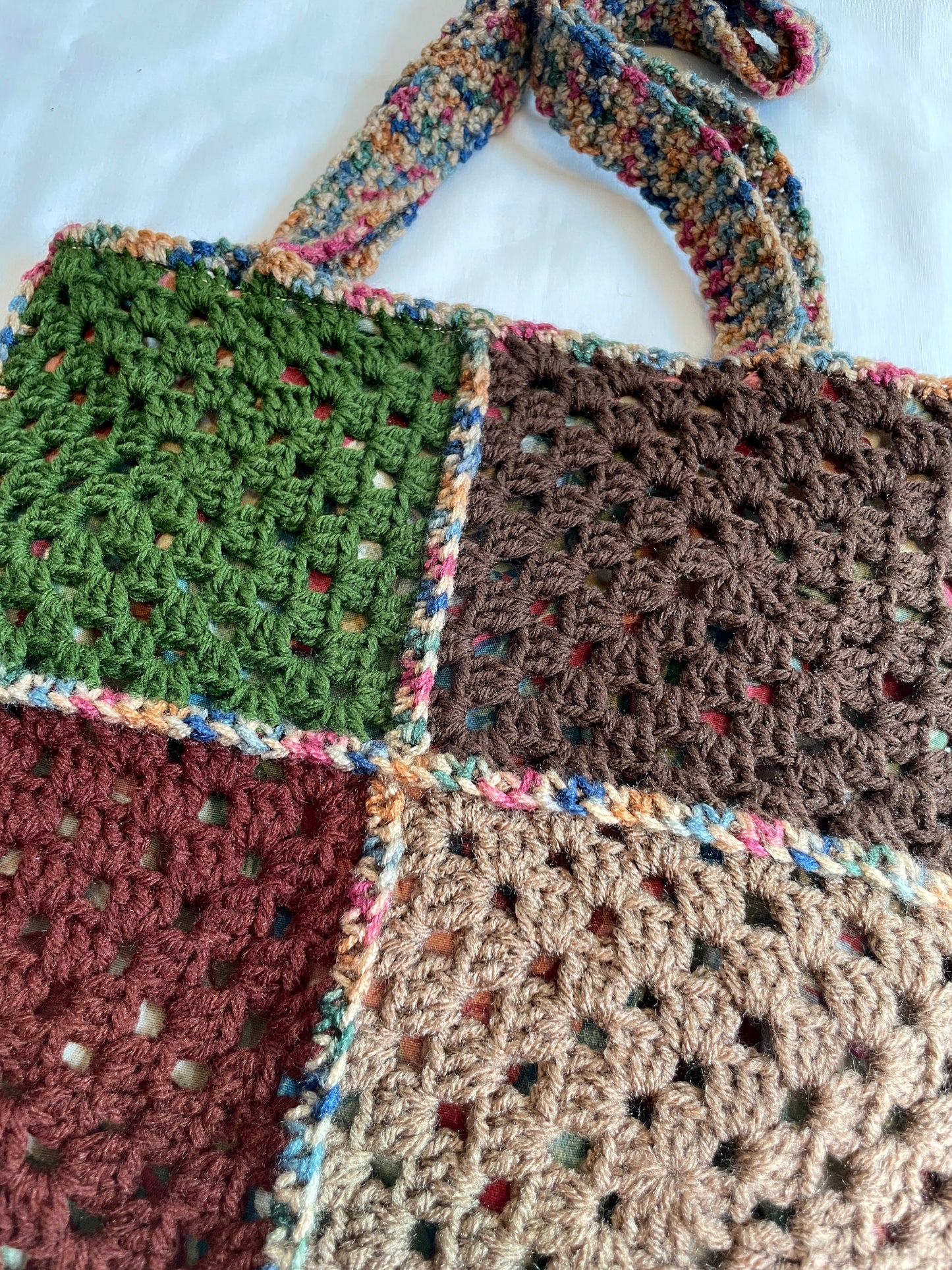 Crochet Earth Tones Tote - Made to Order