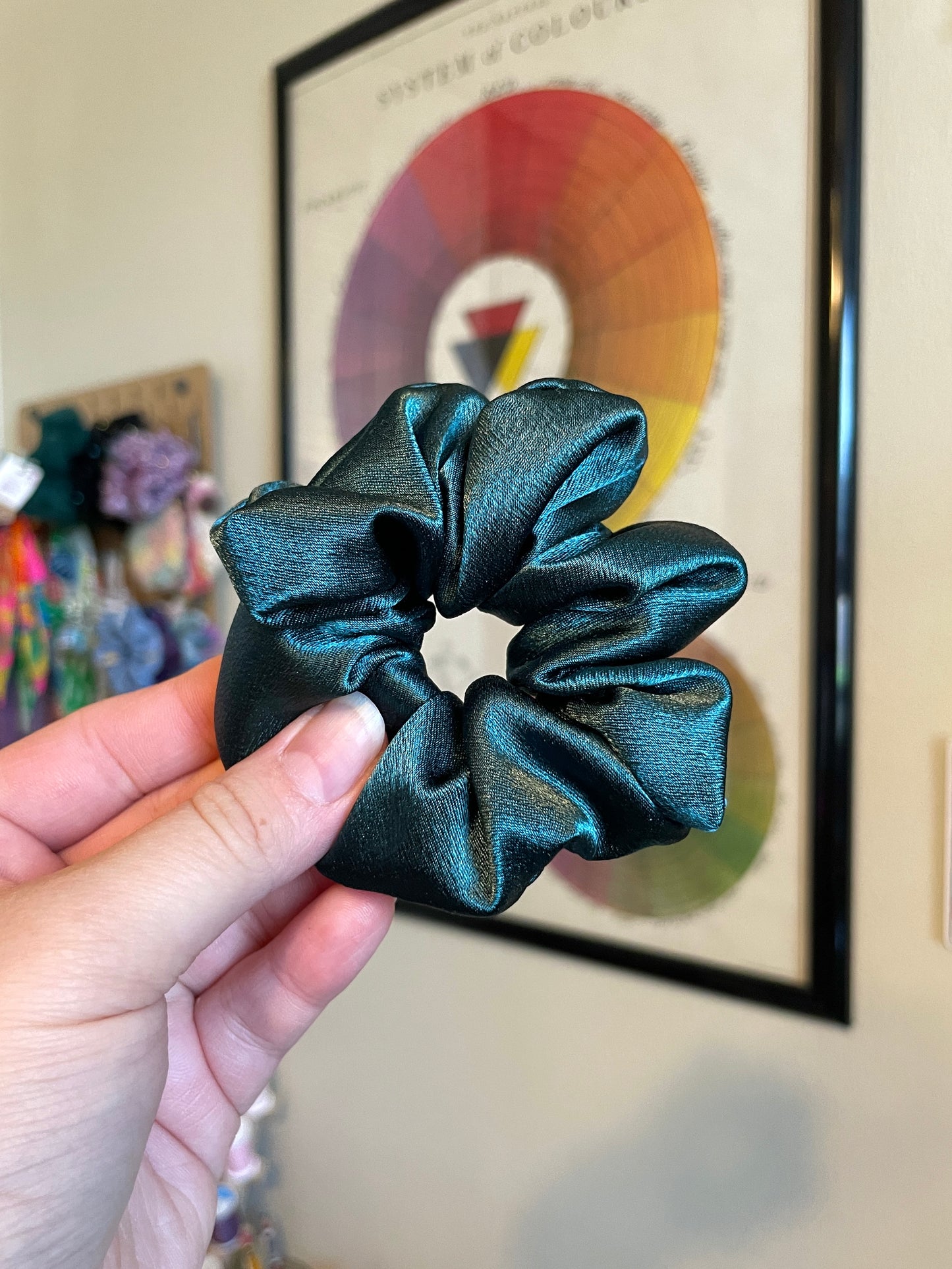 Forest Satin Scrunchie - Regular