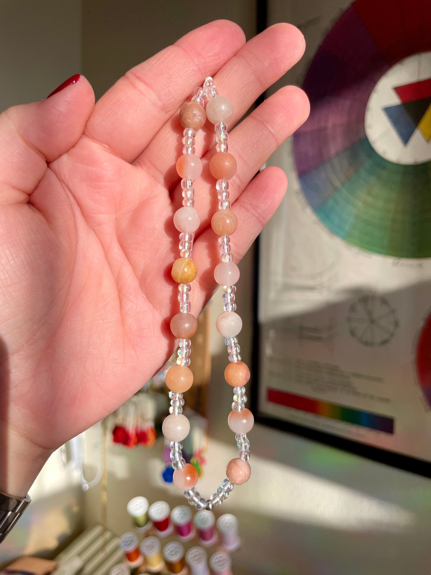 Marble Bead Phone Straps